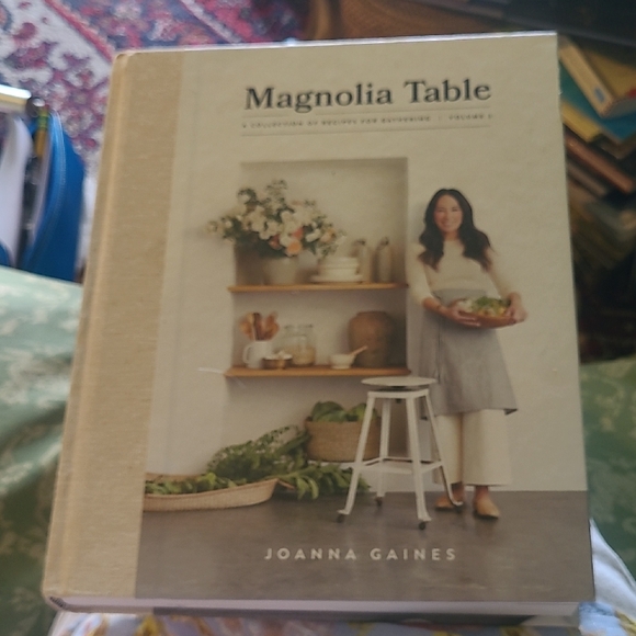 Magnolia Table by Joanna Gaines - Elegant Cream and Gray Cover - Picture 1 of 7